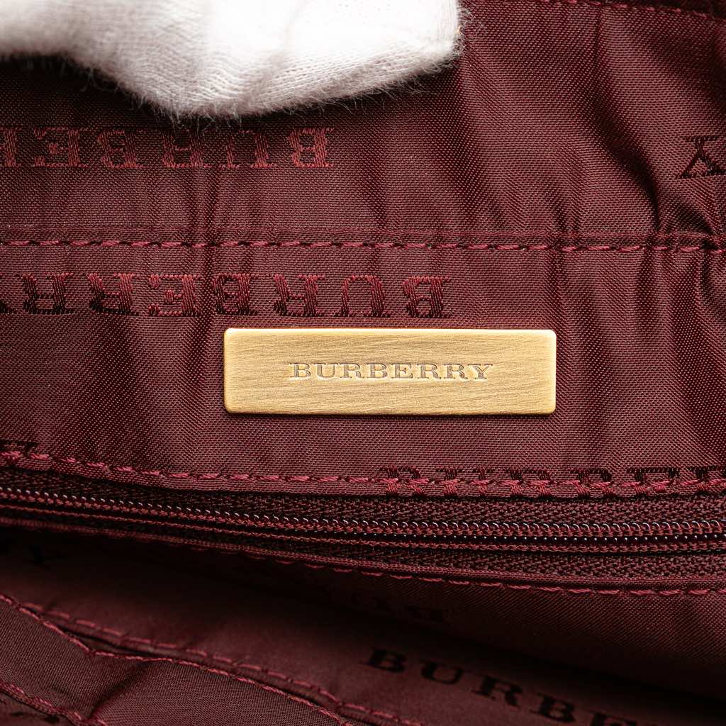 Burberry House Check Tweed Handbag - 5