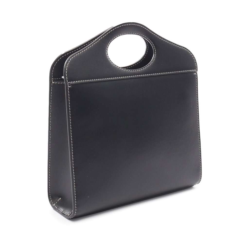 Burberry Leather Pocket Satchel - Back view