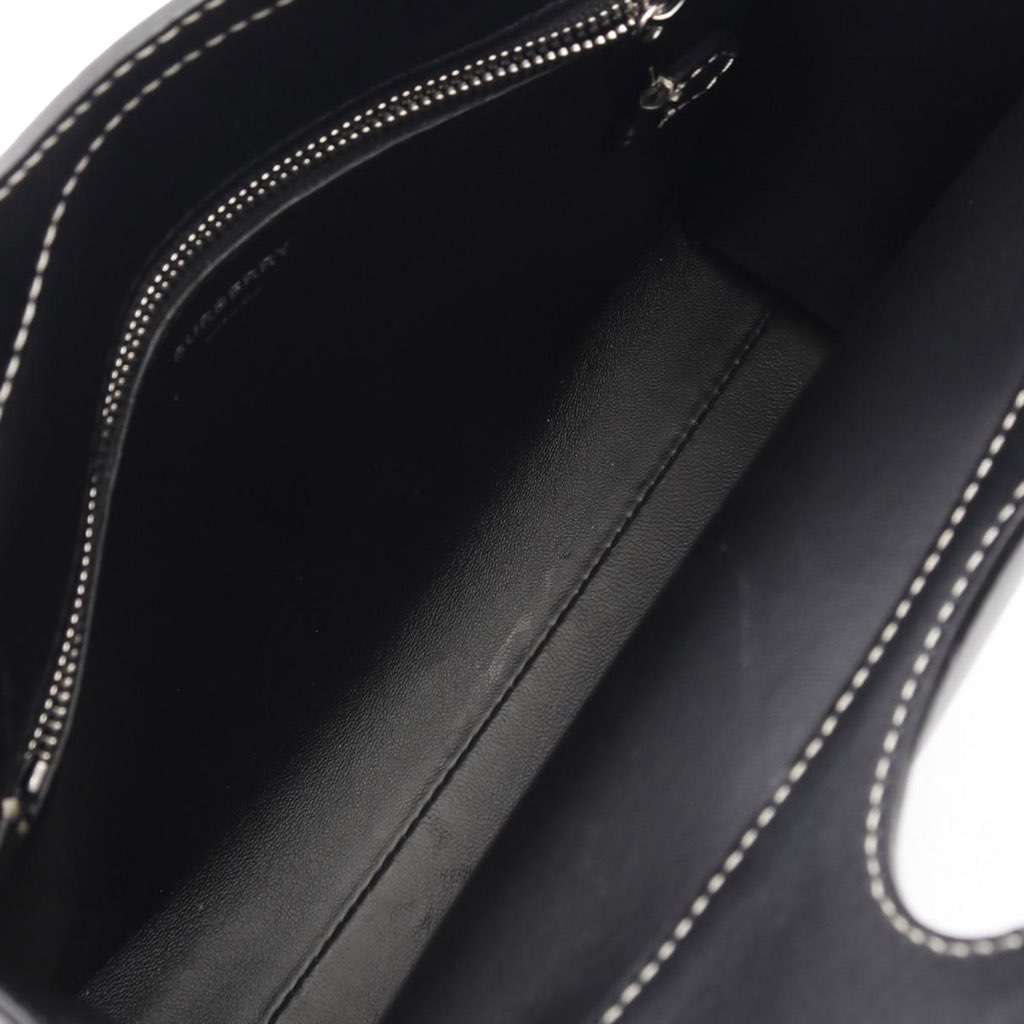 Burberry Leather Pocket Satchel - Image 6