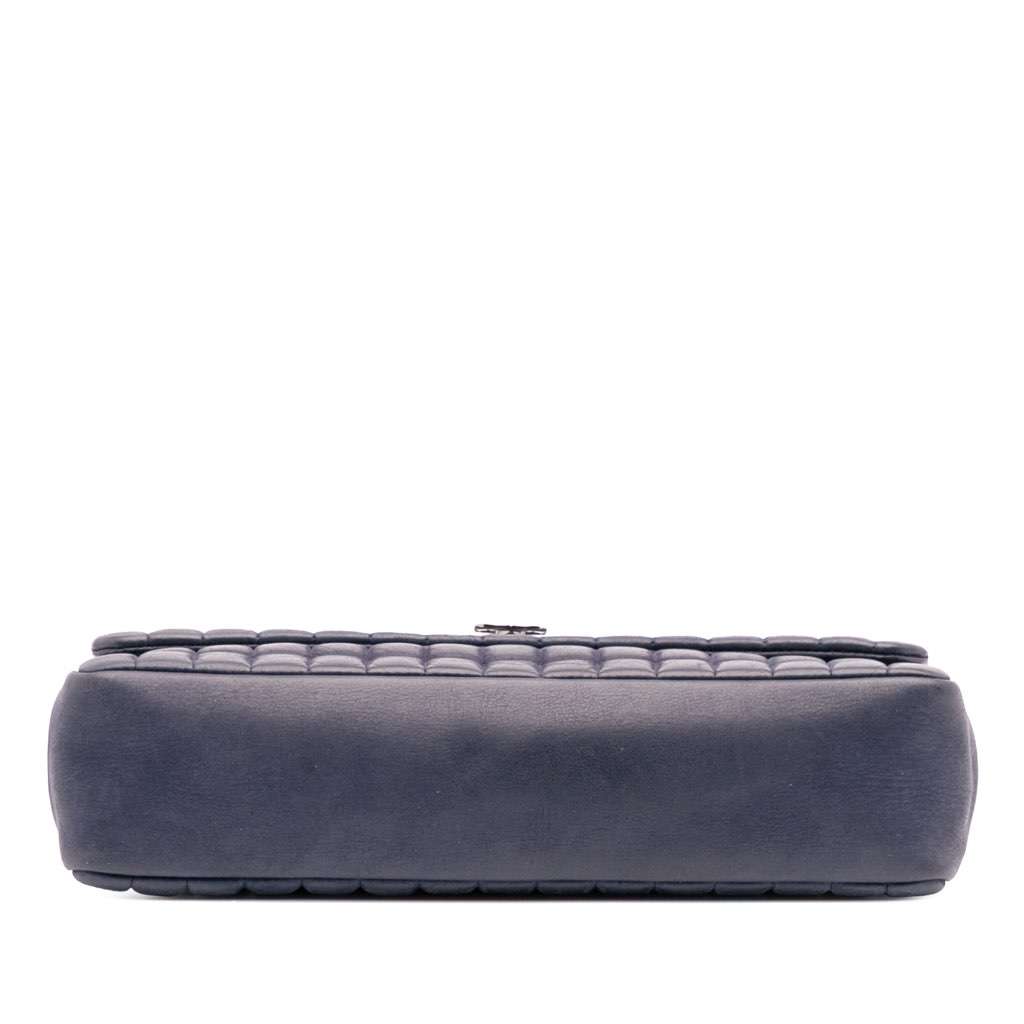 Chanel Chocolate Bar Iridescent Calfskin Bubble Flap - Image 6