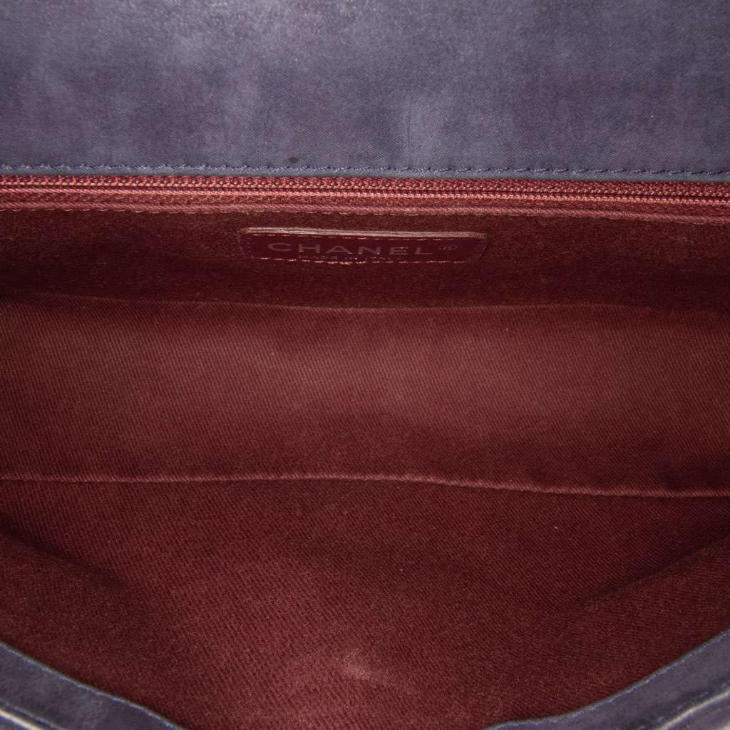 Chanel Chocolate Bar Iridescent Calfskin Bubble Flap - 4