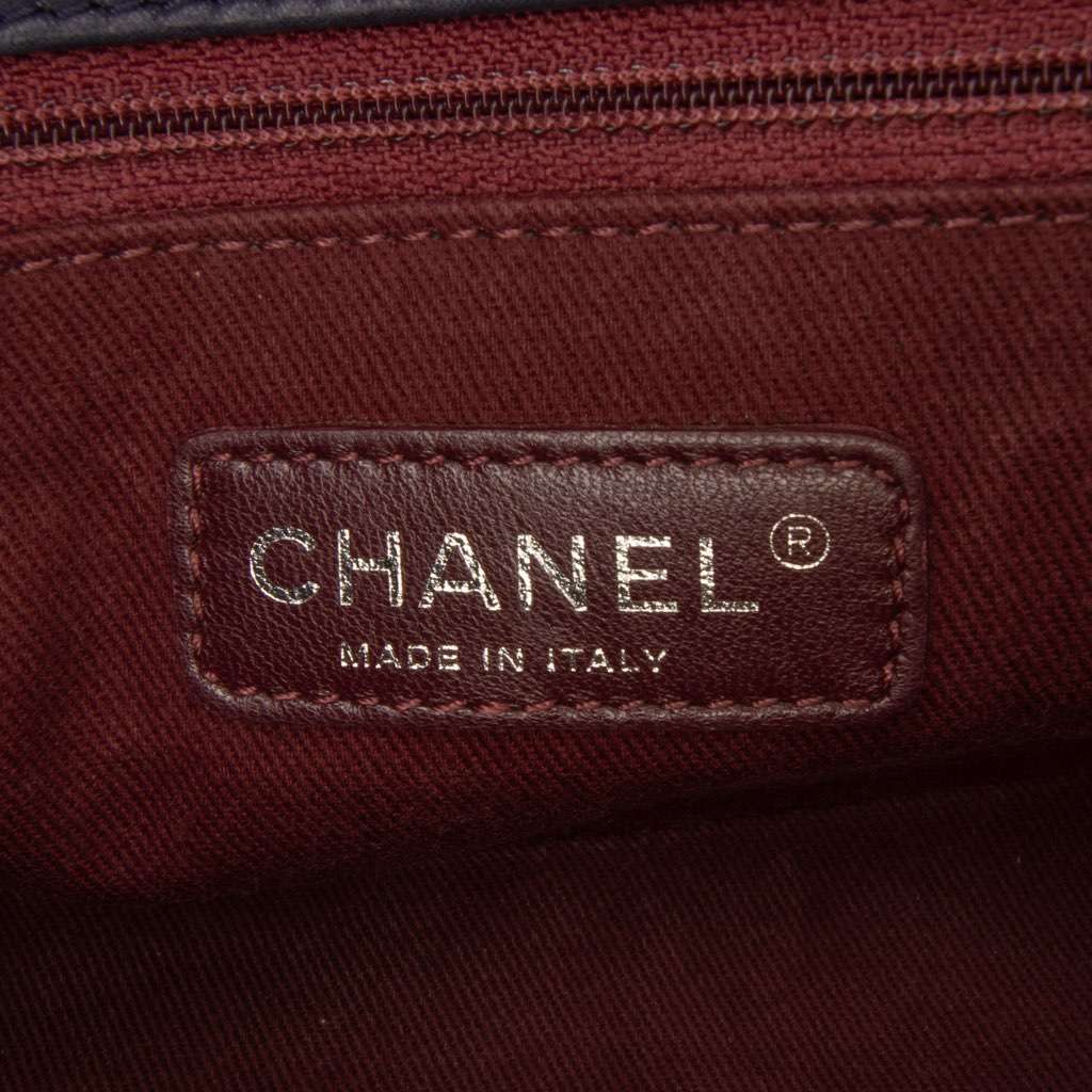 Chanel Chocolate Bar Iridescent Calfskin Bubble Flap - Side view