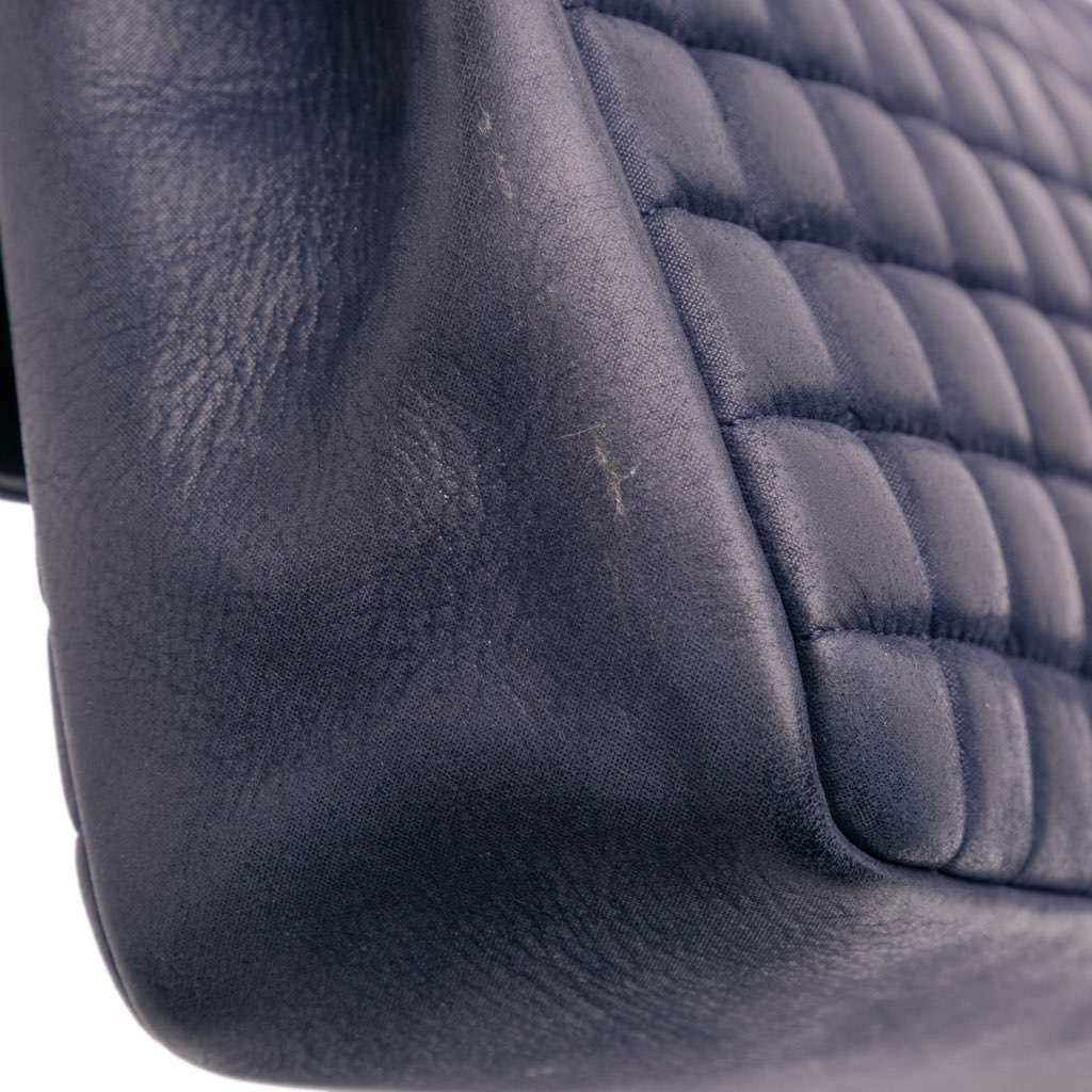 Chanel Chocolate Bar Iridescent Calfskin Bubble Flap - Image 12