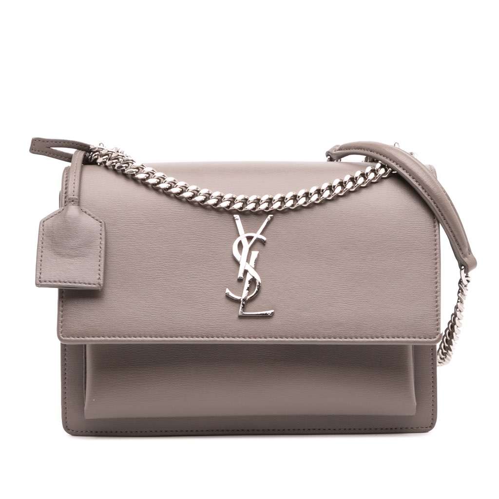 Saint Laurent Medium Leather Monogram Sunset Crossbody