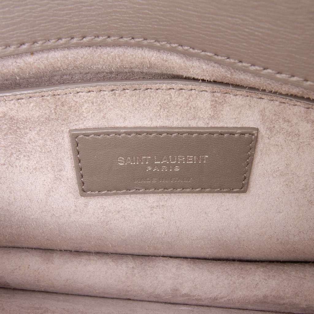 Saint Laurent Medium Leather Monogram Sunset Crossbody - Side view