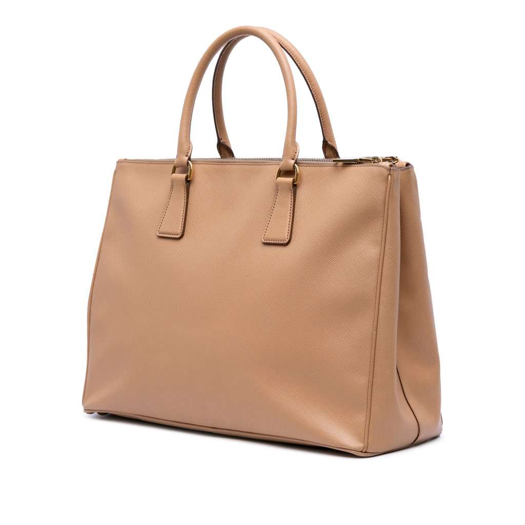 Prada Large Saffiano Lux Galleria Double Zip Satchel - 2