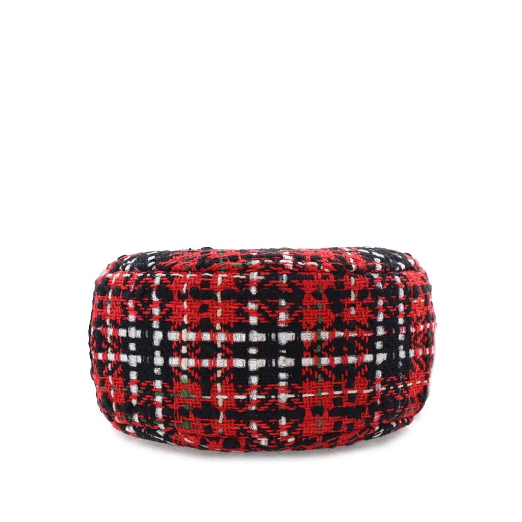 Chanel Tweed 19 Round Clutch with Chain - Image 6