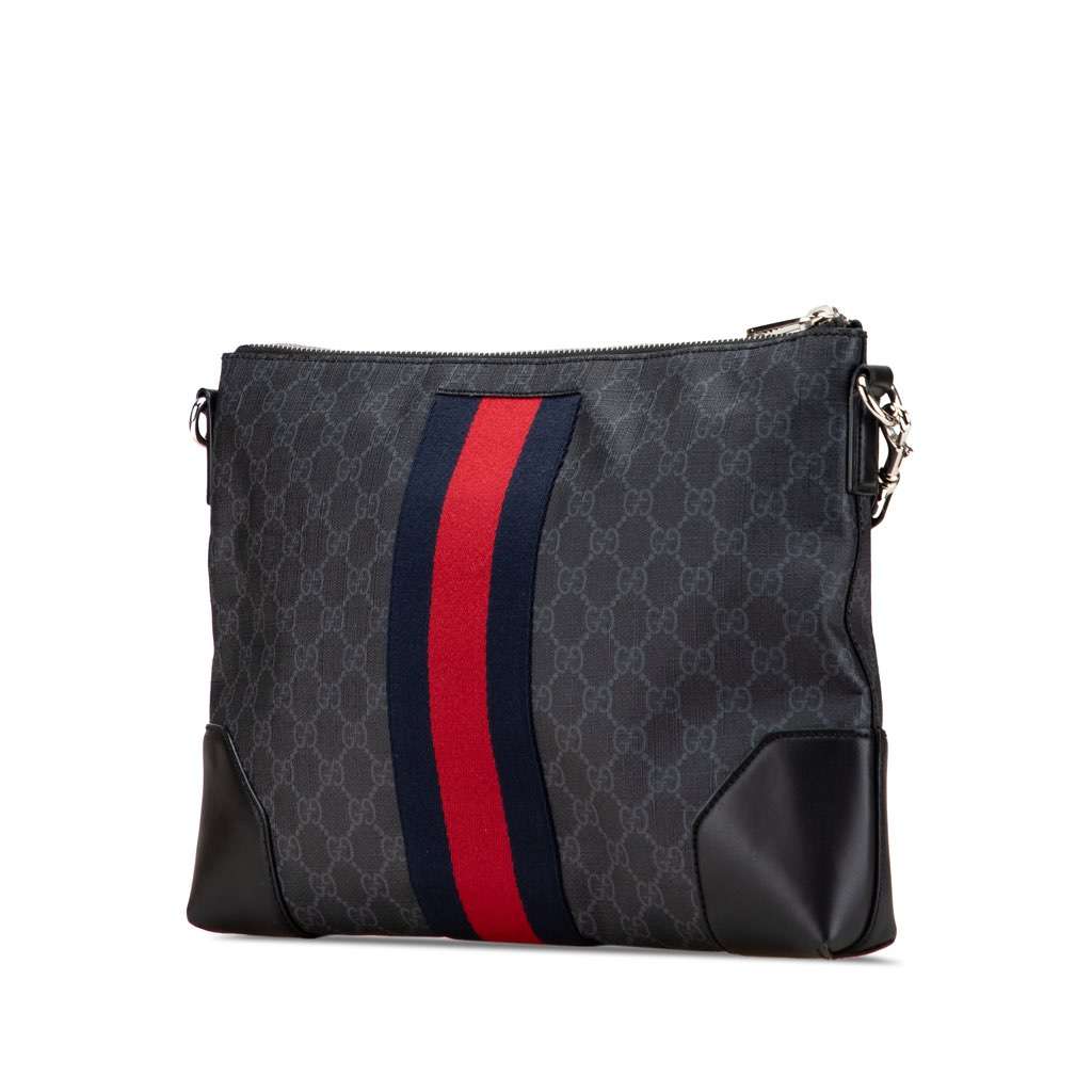 Gucci GG Supreme Web Crossbody - Back view