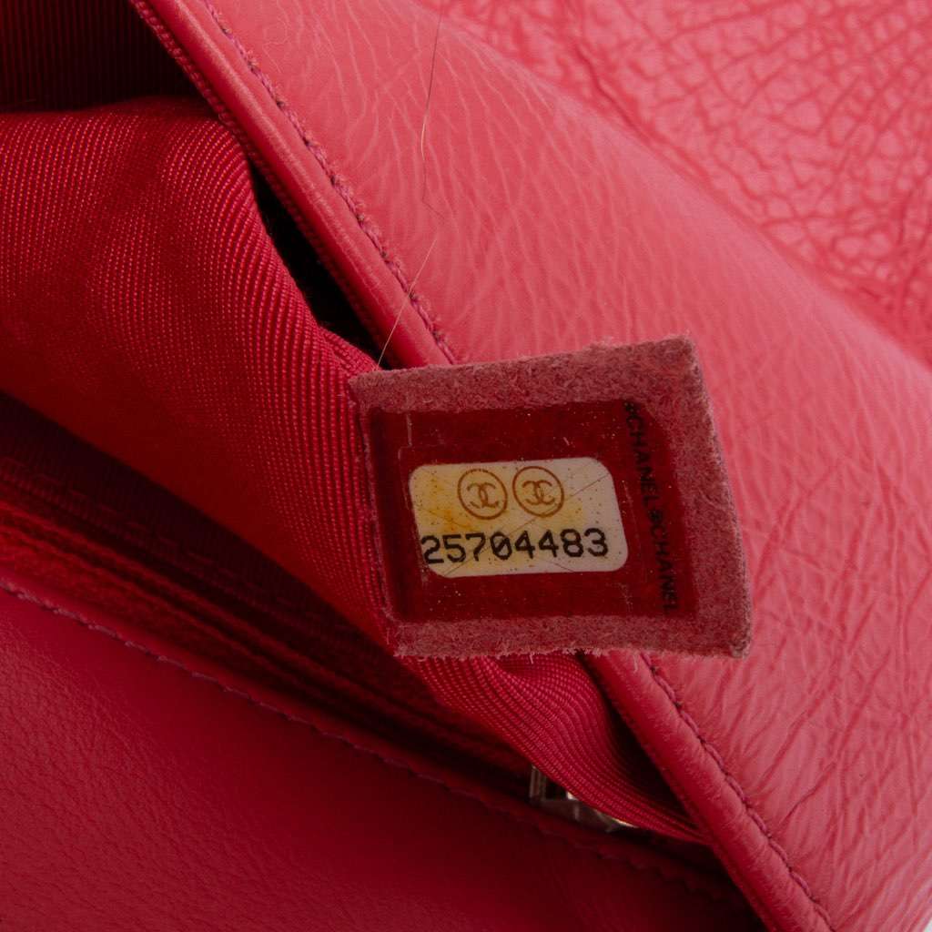 Chanel Crumpled Calfskin Bi Quilted Vintage Full Flap - Detail 1