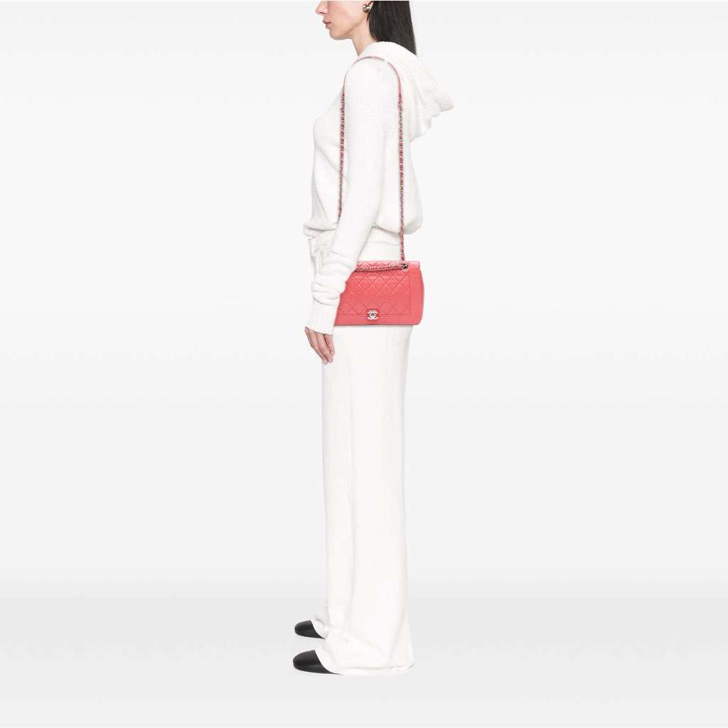 Chanel Crumpled Calfskin Bi Quilted Vintage Full Flap - Image 10