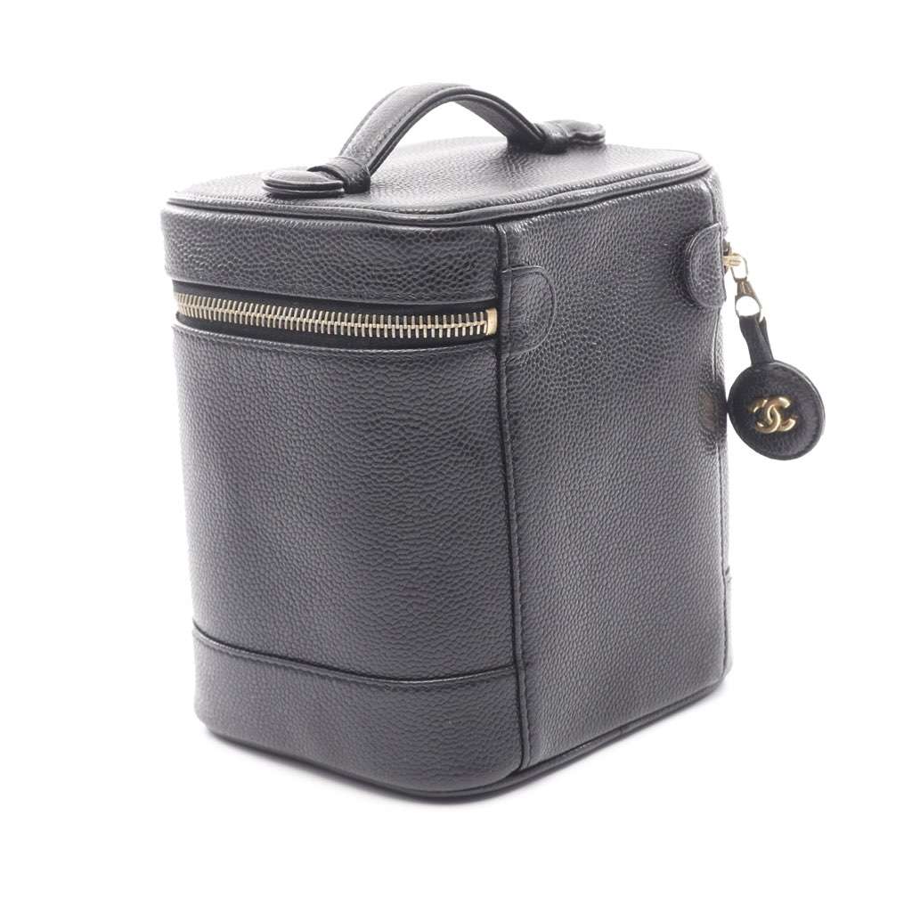 Chanel CC Caviar Vanity Case - Back view