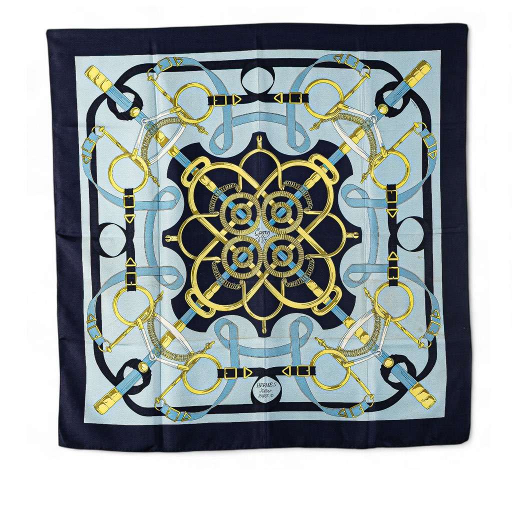 Hermès Eperon D'Or Silk Scarf