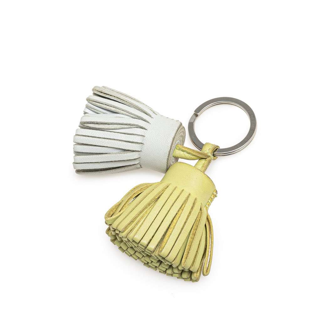 Hermès Milo Lambskin Carmen Uno Dos Key Ring