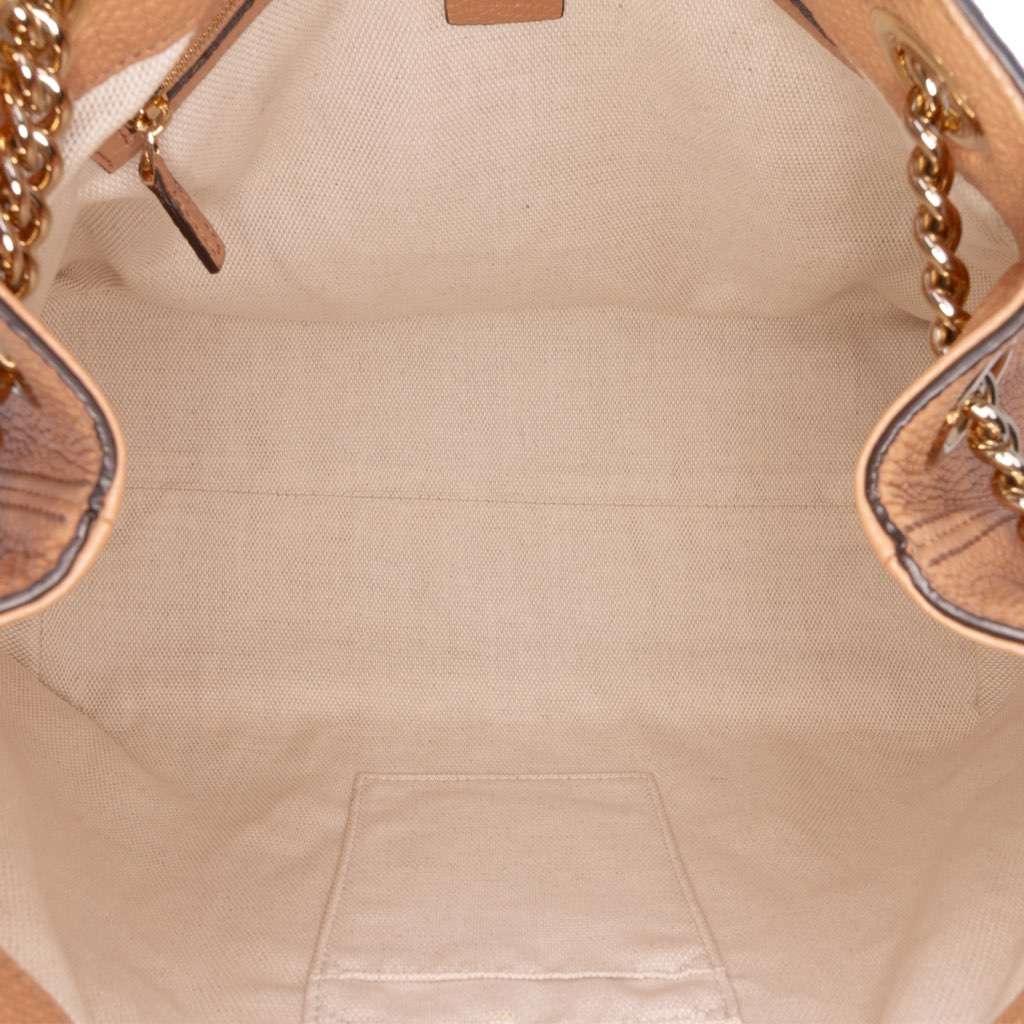 Gucci Medium Leather Soho Chain Tote - 4
