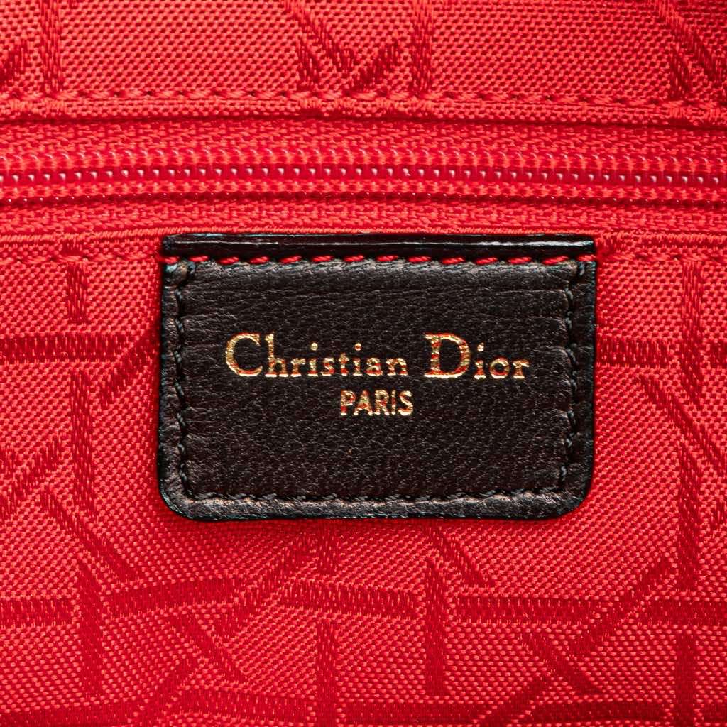 Dior Medium Lambskin Cannage Lady Dior - 5