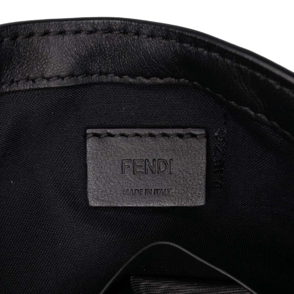 Fendi Mini Zucca Embossed Leather Baguette Satchel - 5