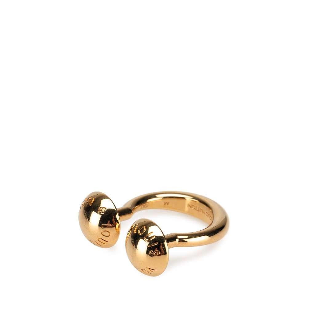 Louis Vuitton Gold Plated Studs Interchangeable Studdy Cocktail Ring - 2