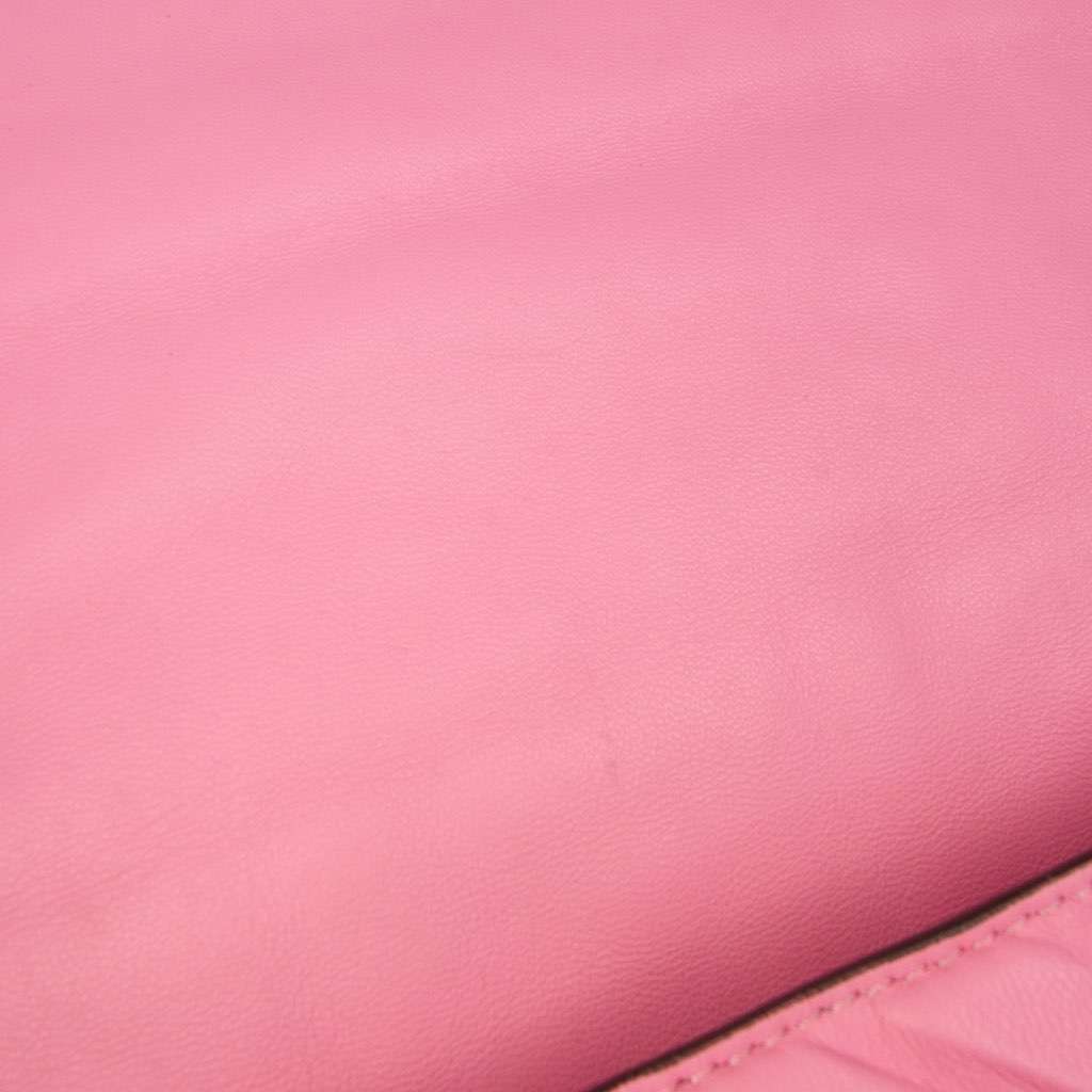 Fendi Zucca Embossed Leather Baguette Satchel - Image 10