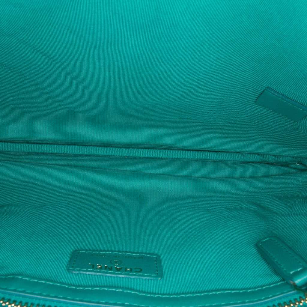 Chanel Medium Quilted Lambskin O Case Clutch - 4