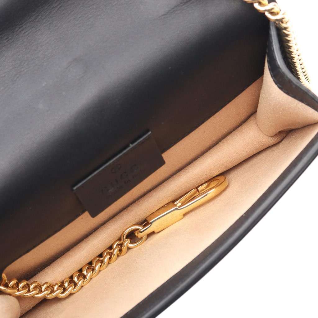 Gucci Super Mini Leather Sylvie Crossbody - 3