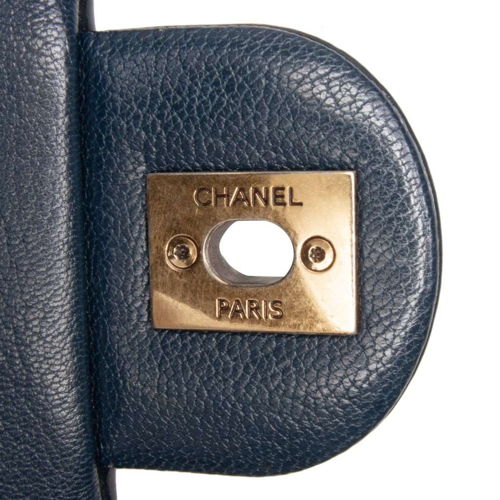 Chanel Paris-Salzburg Small Patent and Goatskin CC Eyelet Flap - Image 10
