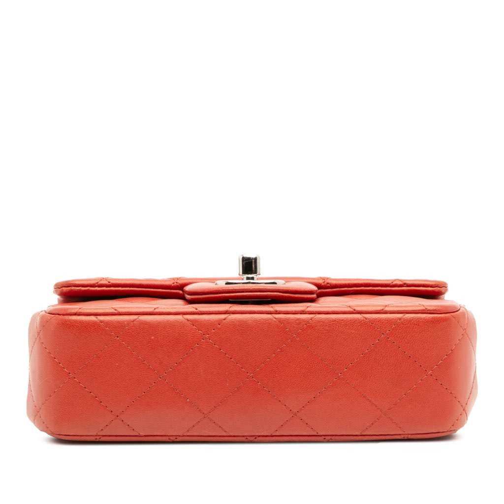 Chanel Extra Mini Rectangular Classic Lambskin Single Flap - Image 6