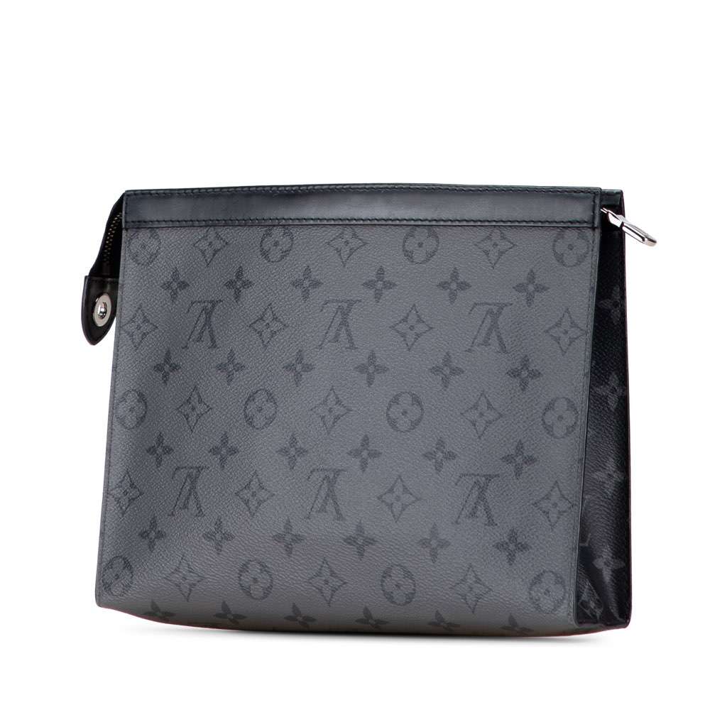 Louis Vuitton Monogram Eclipse Reverse Pochette Voyage MM - Back view