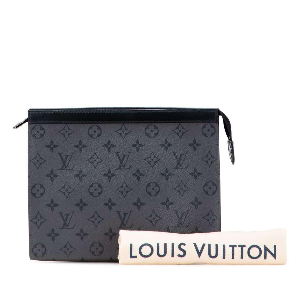 Louis Vuitton Monogram Eclipse Reverse Pochette Voyage MM - Image 13
