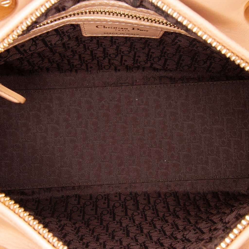 Dior Medium Lambskin Cannage Contrast Stitch Lady Dior - 4