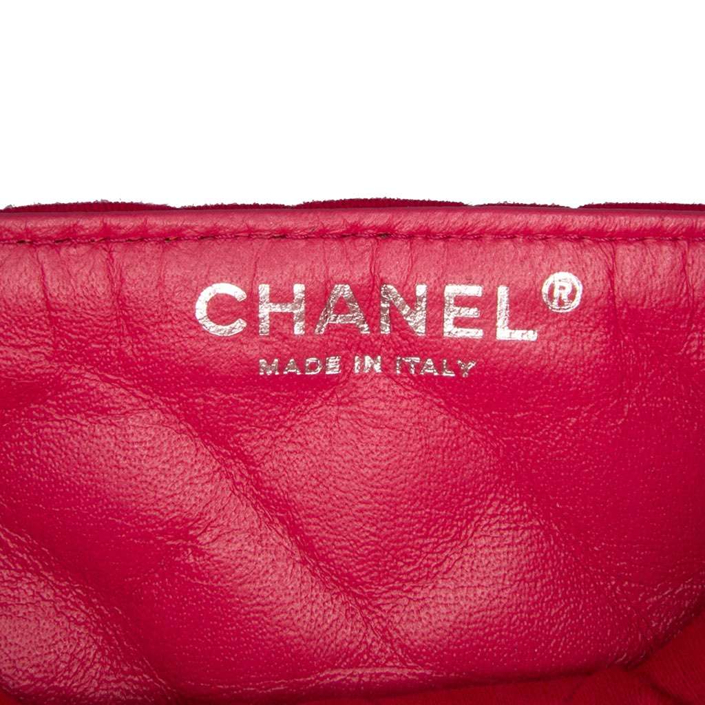 Chanel Quilted Jersey East West Single Flap - Side view