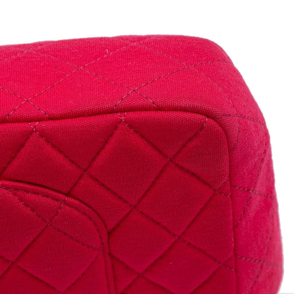 Chanel Quilted Jersey East West Single Flap - Image 10