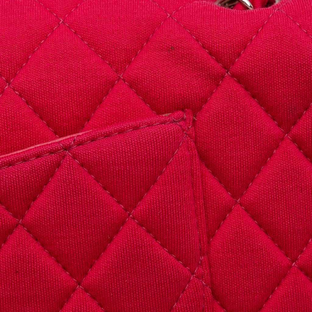 Chanel Quilted Jersey East West Single Flap - Image 12
