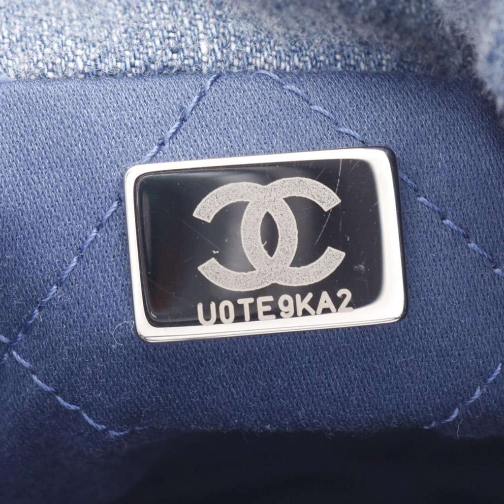 Chanel Mini Denim Studded 22 Handbag - 5