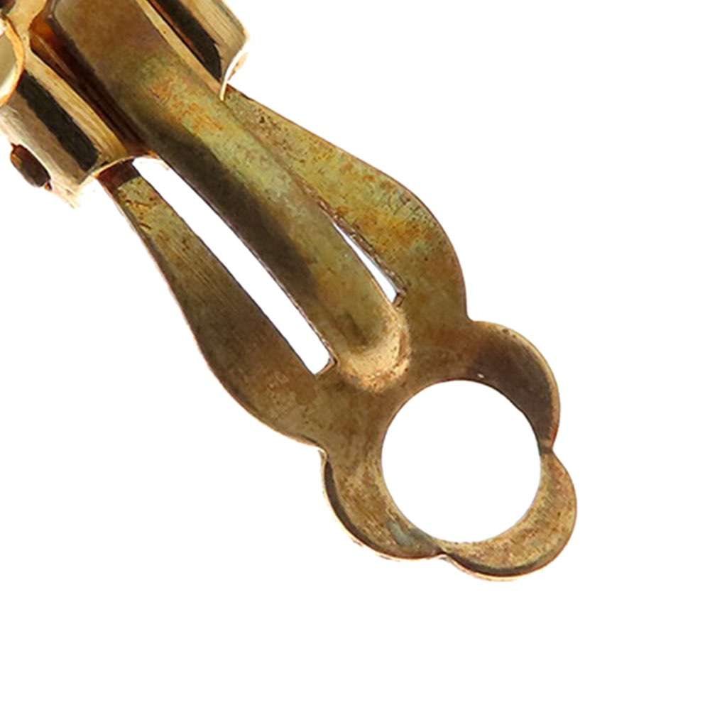 Chanel Gold Plated CC Turn Lock Clip on Earrings - Detail 1