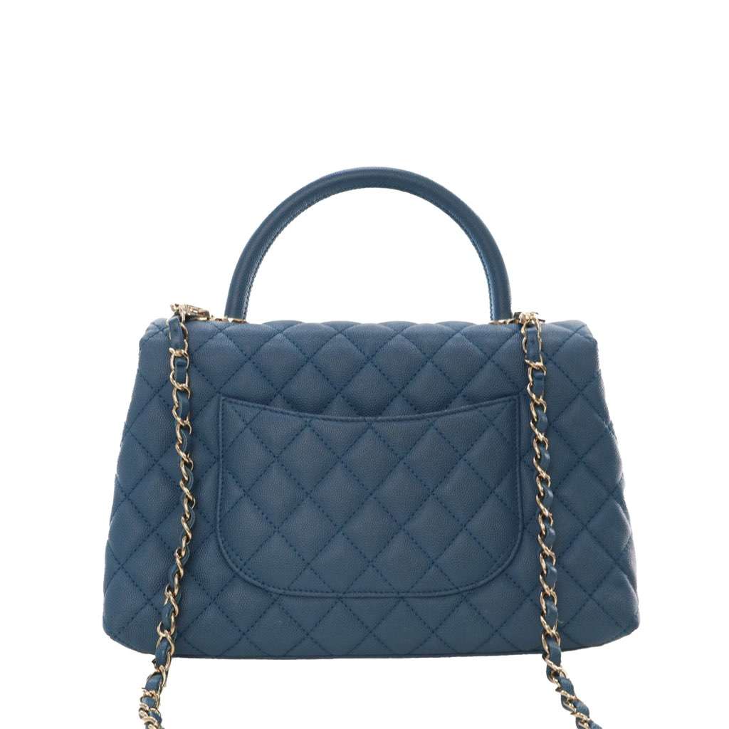 Chanel Small Caviar Coco Top Handle Bag - 2