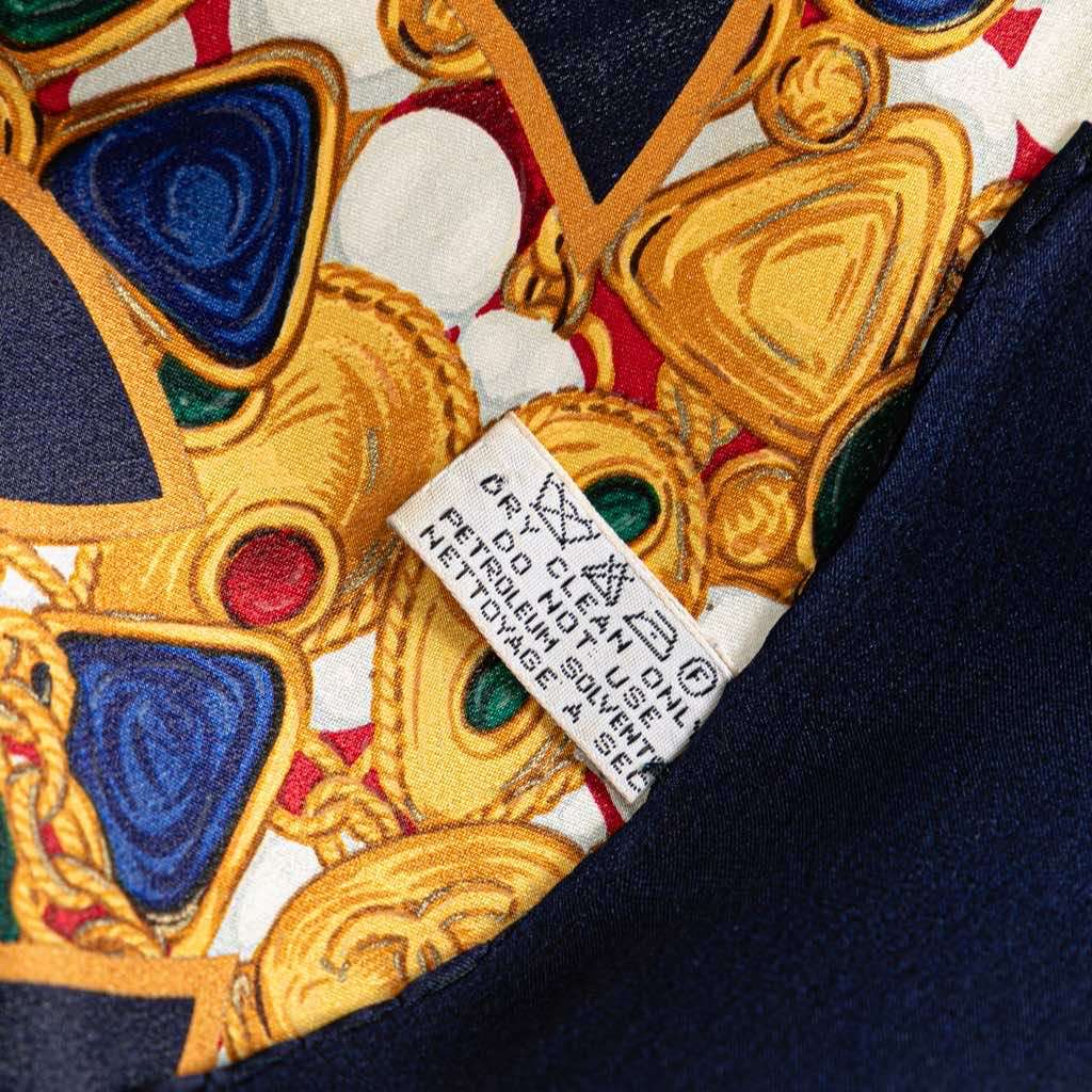 Chanel CC Gripoix Silk Scarf - 4