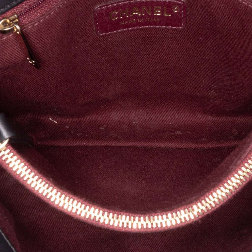 Chanel Small Chevron Calfskin Stitched Coco Flap - 4