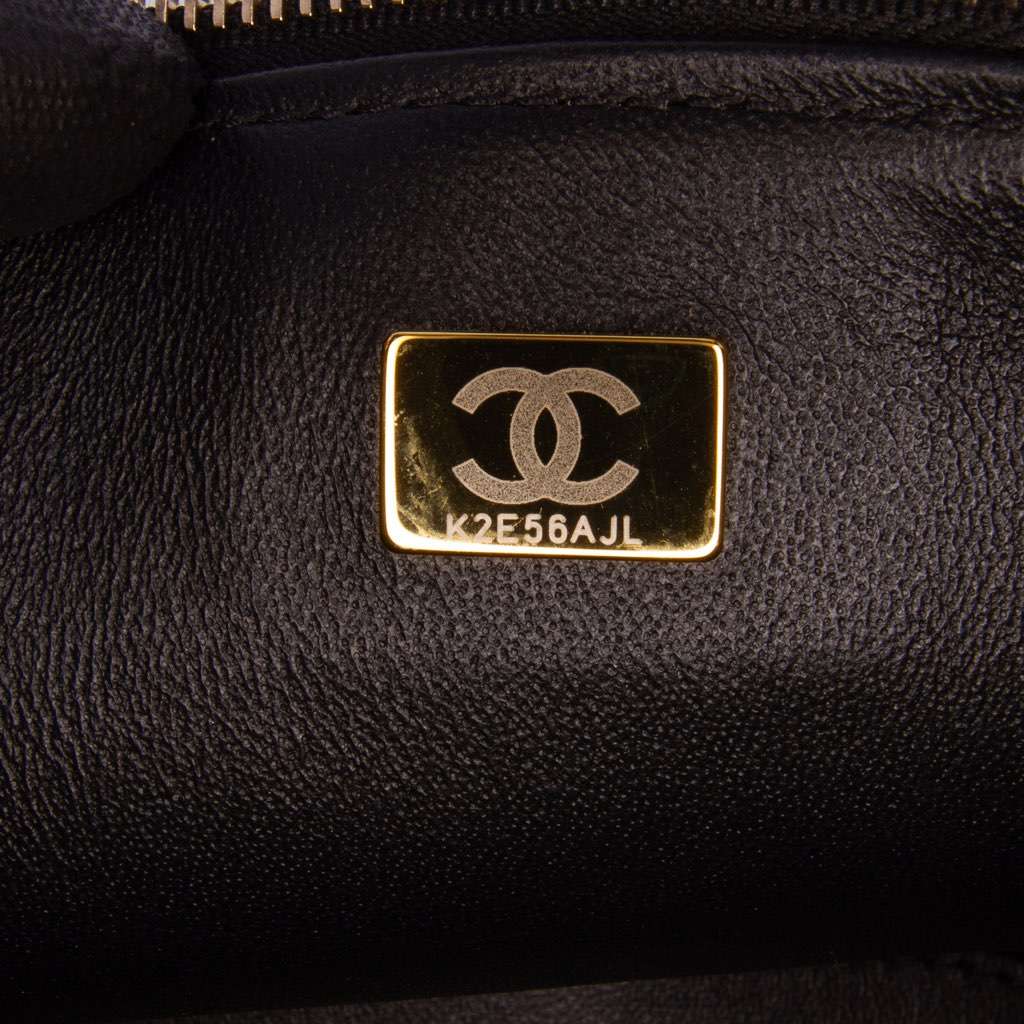 Chanel Quilted Lambskin Trendy CC Vanity Case - Side view