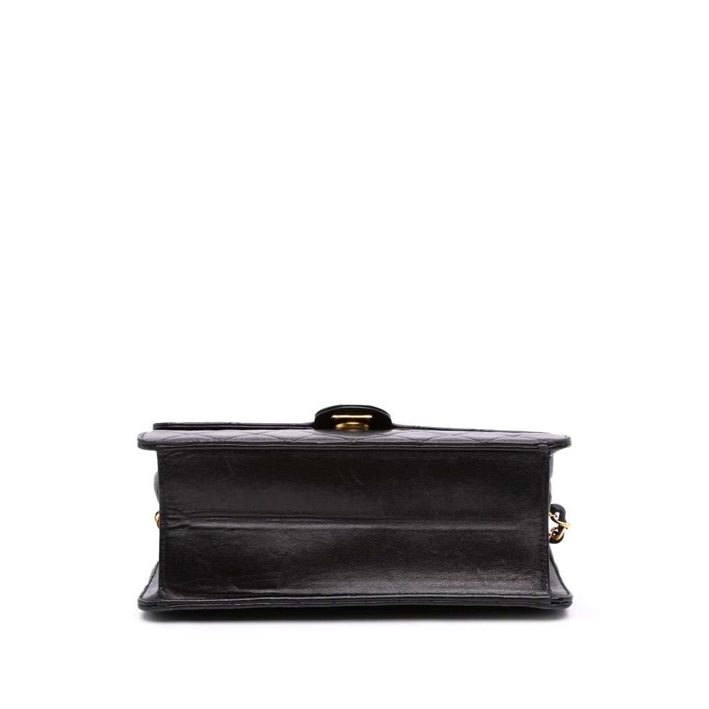 Chanel Small CC Quilted Lambskin Half Single Flap - Image 6