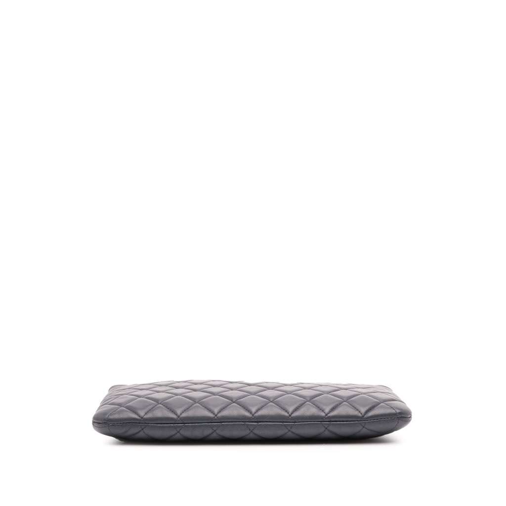 Chanel Medium Quilted Lambskin Boy O Case Clutch - 3