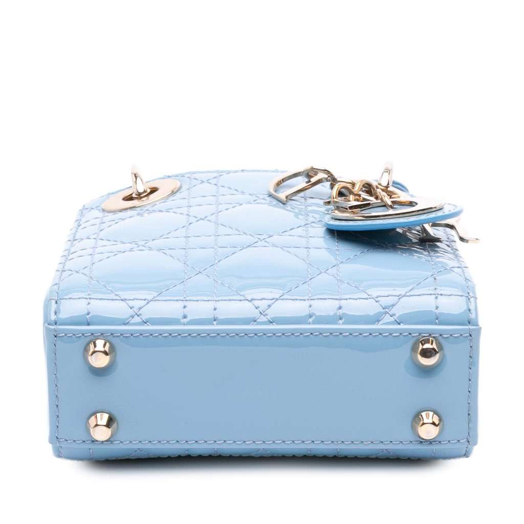 Dior Micro Patent Cannage Lady Dior - Image 6