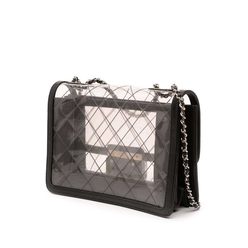 Chanel Medium PVC Naked Beauty Lock Flap - 2