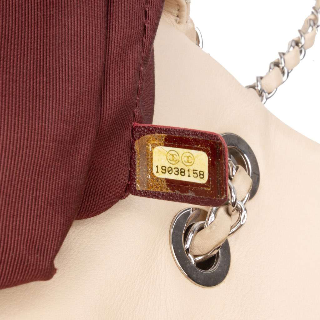 Chanel CC Bicolor Quilted Calfskin and Caviar Single Flap - Detail 2