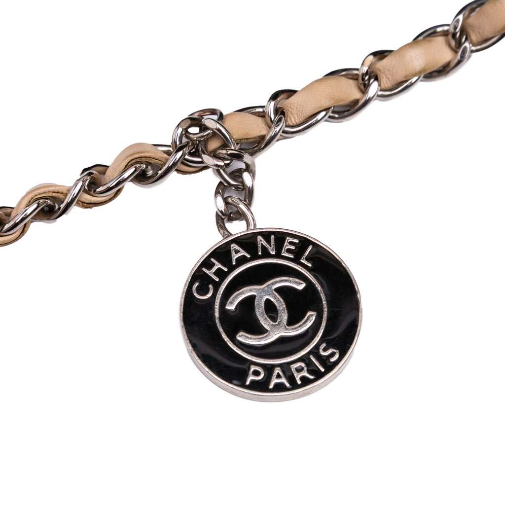 Chanel CC Bicolor Quilted Calfskin and Caviar Single Flap - Image 10