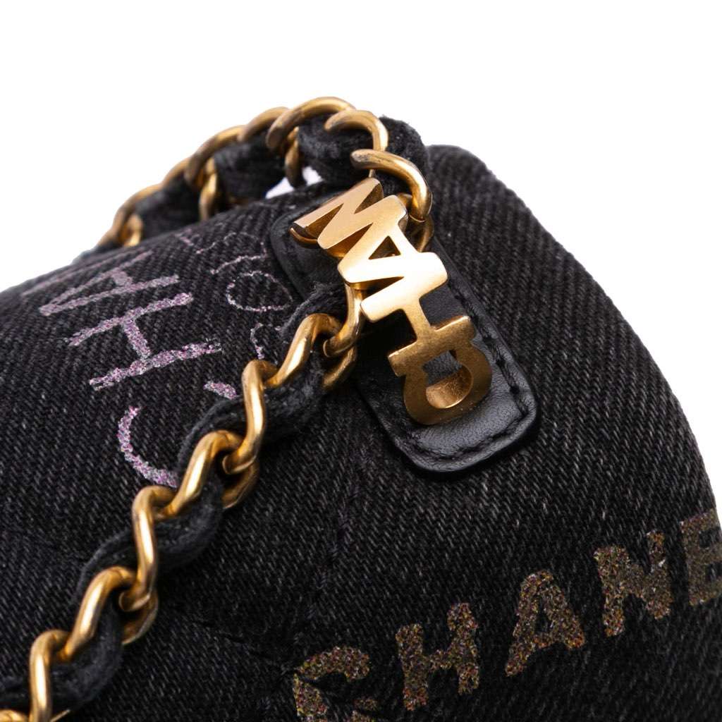 Chanel Medium Quilted Denim Mood Flap - Image 10