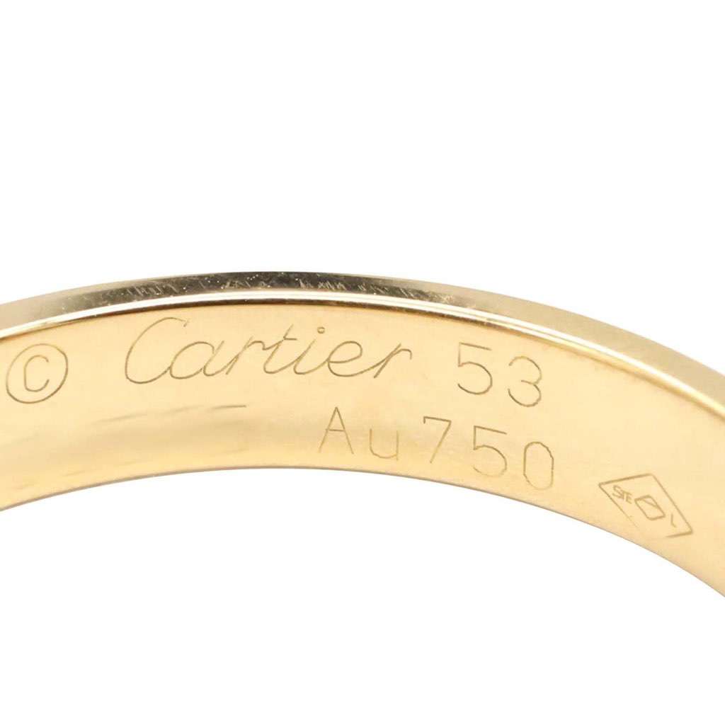 Cartier 18K Yellow Gold Small Love Ring - 3