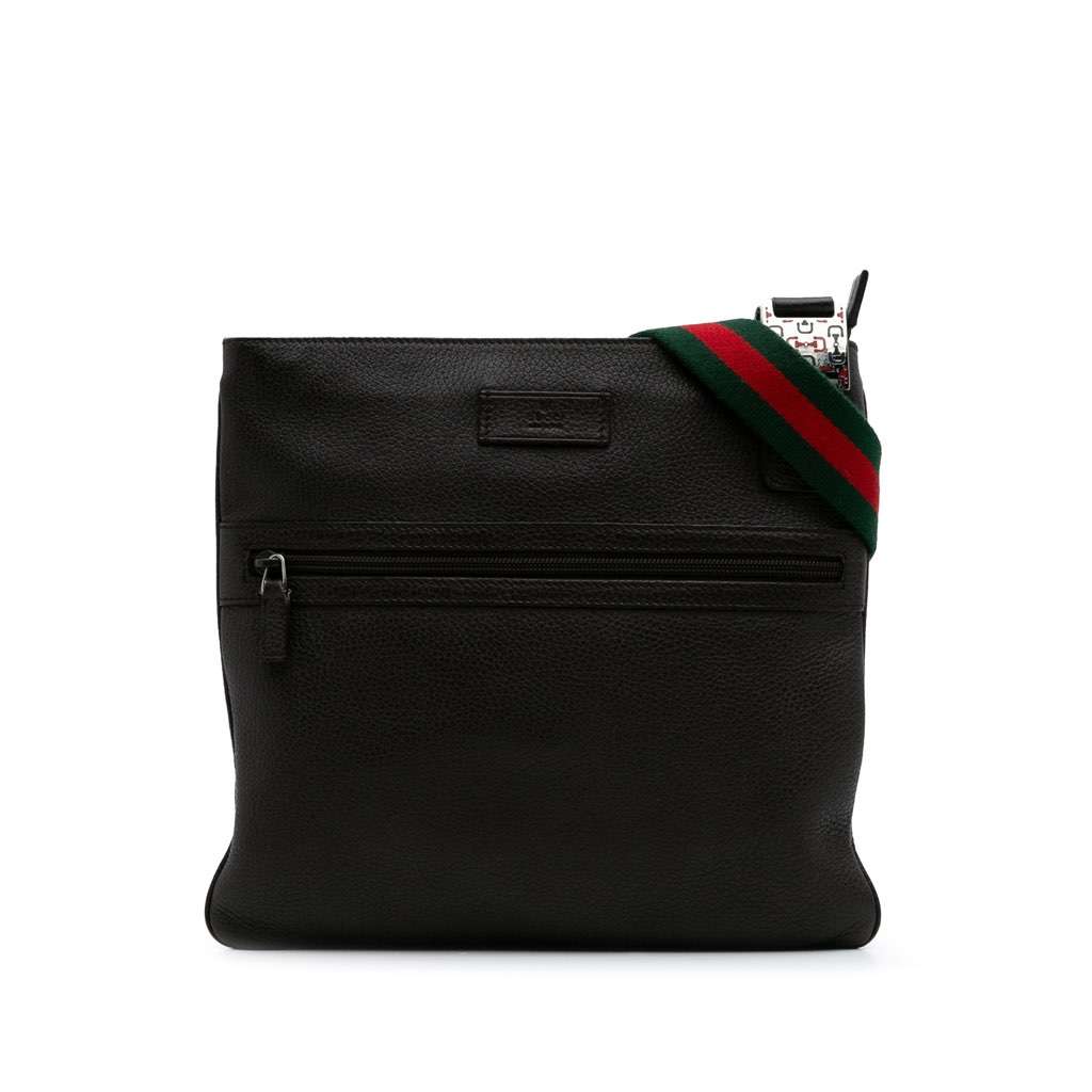 Gucci Leather Web Crossbody