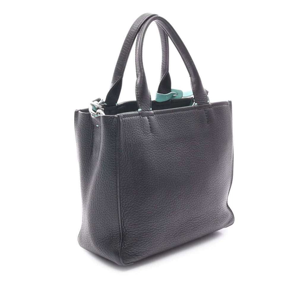 Tiffany & Co Micro Pebbled Calfskin Satchel - 2