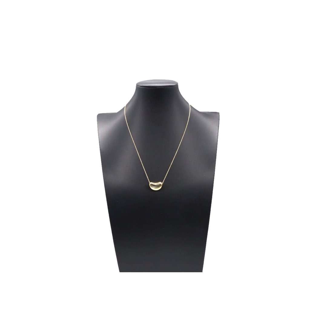 Tiffany & Co Elsa Peretti 18K Yellow Gold Bean Pendant Necklace - 5