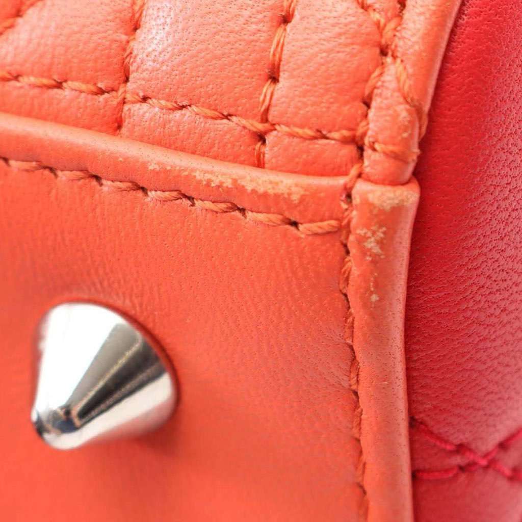 Dior Medium Bicolor Lambskin Cannage Lady Dior - Side view